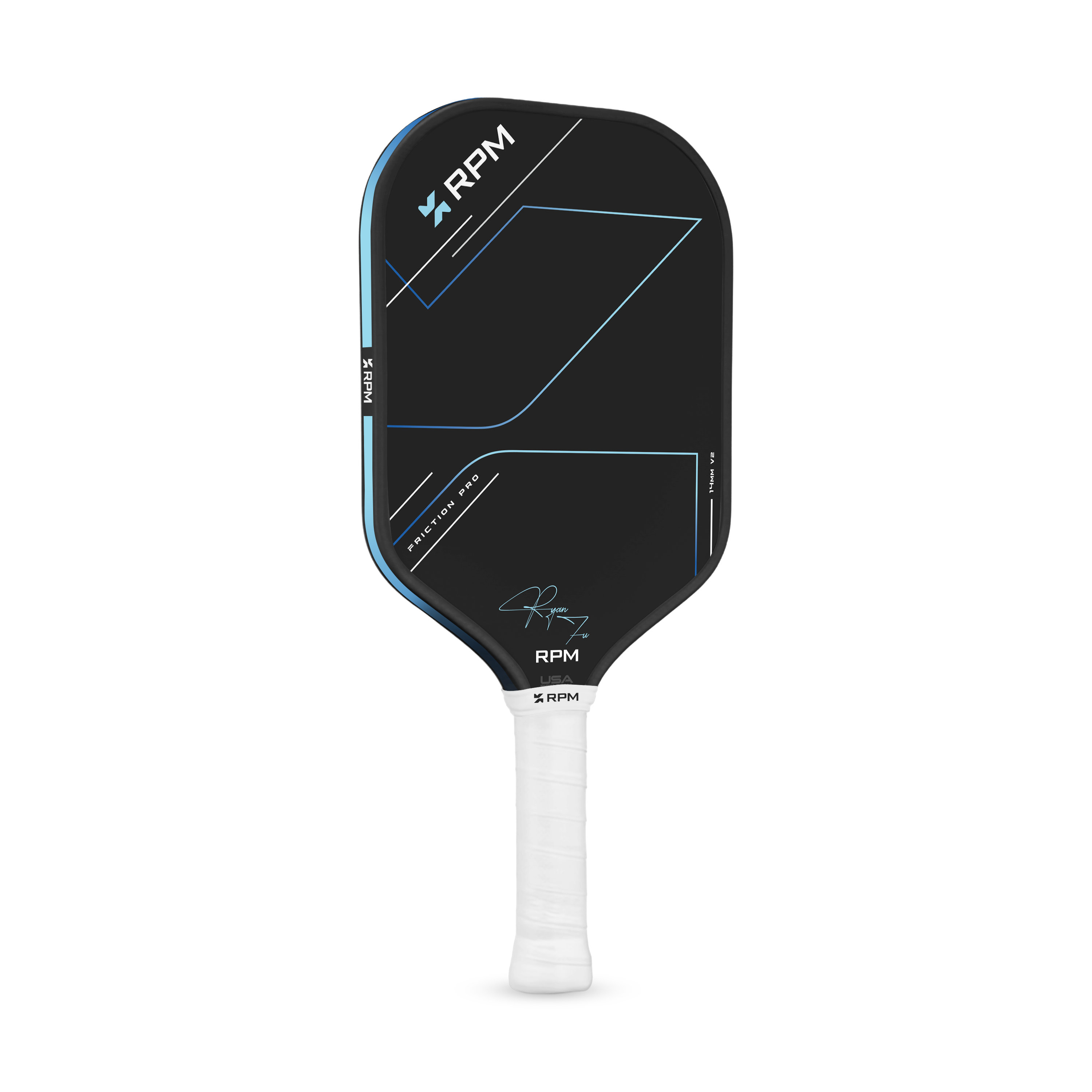RPM FRICTION PRO 14MM ELONGATED V2 Pickleball Paddle