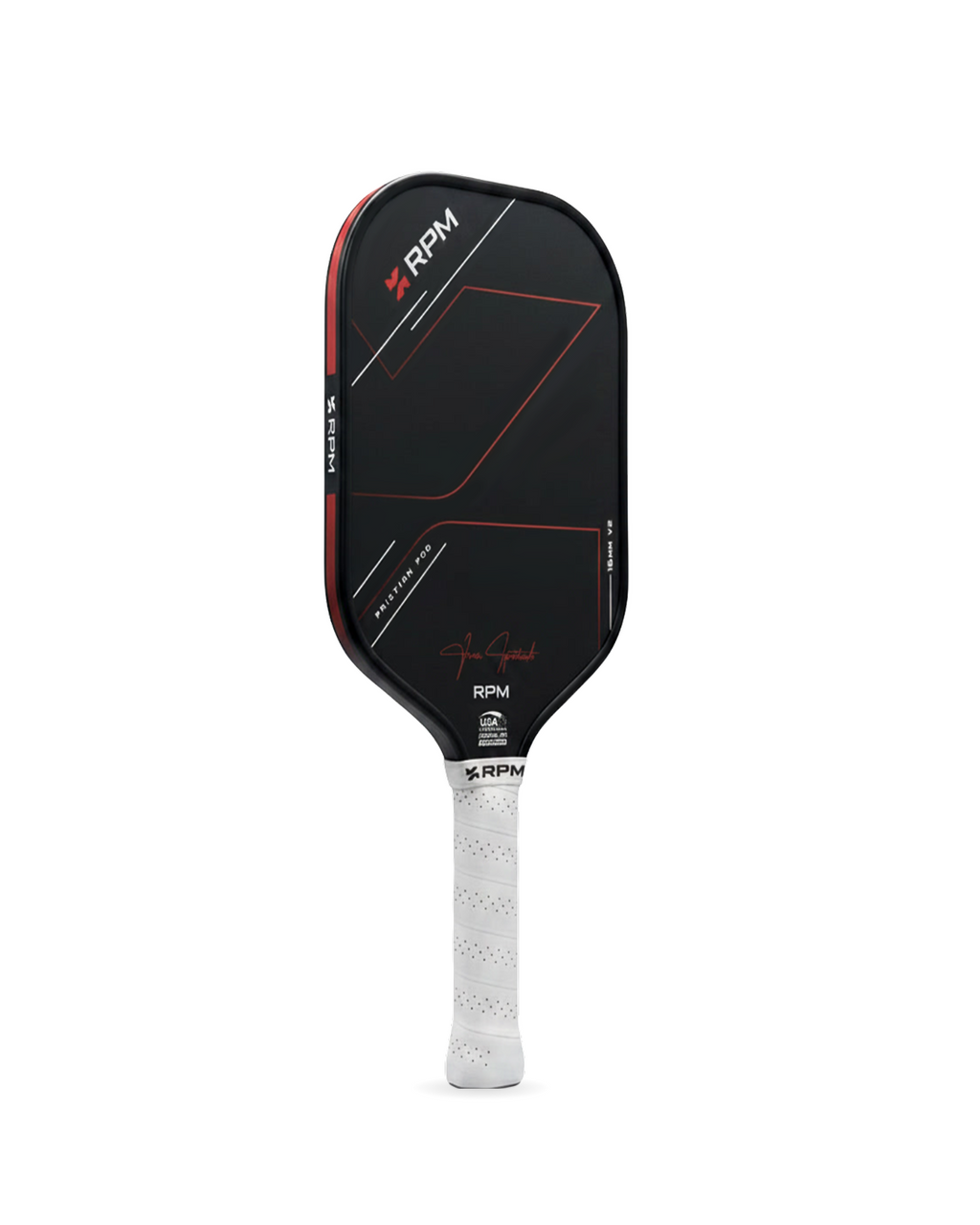 RPM Friction Pro V2 16mm Hybrid Flat Top Pickleball Paddle