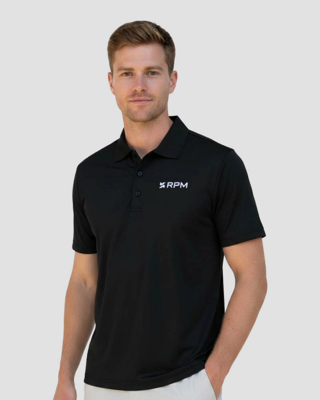 RPM Men's Performance Polo Black - model